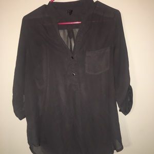 Charcoal Grey Blouse